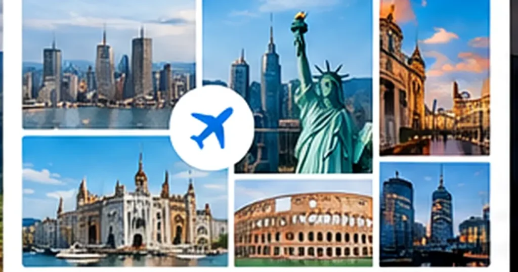 Fotografía editorial de viajes y turismo: conexiones entre vuelos de latam y otras aerolíneas