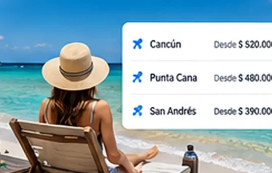 Fotografía editorial de viajes y turismo: vuelos a destinos de playa: controlar gastos invisibles